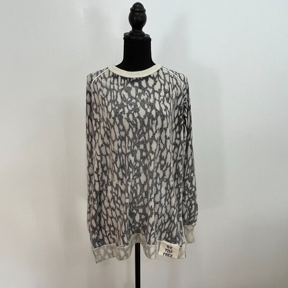 NWT - We the Free- Animal Style - Cashmere Sweater, XL - Picture 3 of 8